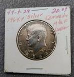 JFK halve dollar zilveren munt, Postzegels en Munten, Munten | Amerika, Ophalen of Verzenden, Noord-Amerika, Losse munt, Zilver