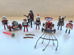 Playmobil - ridders, paard, katapult en kanon, Ophalen of Verzenden, Zo goed als nieuw, Los playmobil
