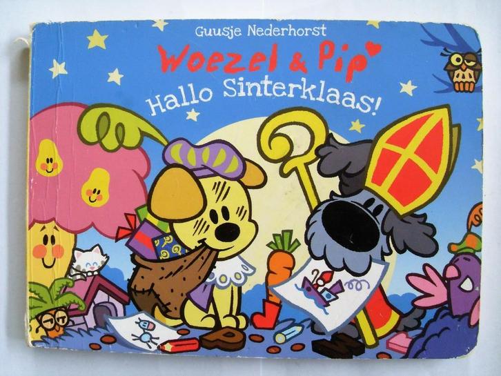 Woezel & Pip - Hallo Sinterklaas, Boeken, Kinderboeken | Baby's en Peuters, Zo goed als nieuw, Ophalen of Verzenden