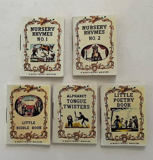 Vijf miniatuurboekjes, Boeken, Overige Boeken, Ophalen of Verzenden