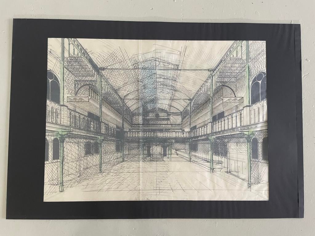 2x Aldo Rossi Schets Slachthuisterrein Den Haag, Ophalen of Verzenden