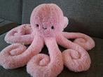 135.  Roze Knuffel Octopus - 22cm, Ophalen of Verzenden, Gebruikt, Overige typen