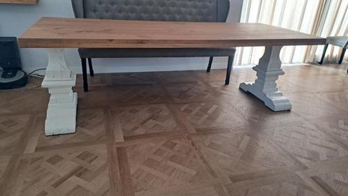 Kloostertafel eettafel 240x100x78 landelijk, Huis en Inrichting, Tafels | Eettafels, Gebruikt, 100 tot 150 cm, 200 cm of meer