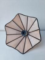Vintage Roze Glazen Tiffany Hanglamp, Antiek en Kunst, Antiek | Lampen, Ophalen of Verzenden
