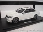 Mercedes Benz C63 AMG 2007 Wit 1/18 GT Spirit, Hobby en Vrije tijd, Modelauto's | 1:18, Ophalen of Verzenden, Nieuw, Auto, Overige merken