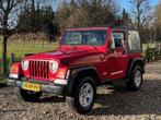 Jeep Wrangler TJ 2.5i Automaat - Hardtop Historie Aanwezig !, Auto's, 450 kg, Zwart, 4 cilinders, Leder en Stof