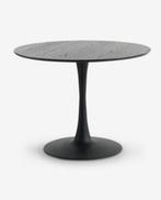 JYSK zwarte dining table, Ophalen, 50 tot 100 cm, Rond, 50 tot 100 cm