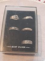 Partij zilveren ringen, Sieraden, Tassen en Uiterlijk, Nieuw, Ophalen of Verzenden, 17 tot 18, Dame