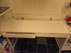 Ikea Alex bureau wit + ladeblok op wielen, Huis en Inrichting, Bureaus, Ophalen, Met wielen, Zo goed als nieuw, Bureau