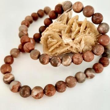 Streng matte Aarde Rhodoniet edelsteen kralen 8 mm beschikbaar voor biedingen