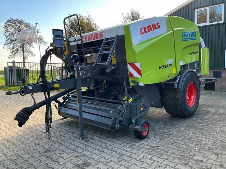 2021 Claas Rollant 455 RC Uniwrap Ronde balenpers, Zakelijke goederen, Agrarisch | Werktuigen, Overige, Oogstmachine