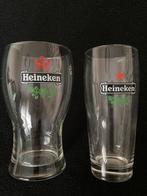 2 grote Heineken bierglazen, Verzamelen, Biermerken, Ophalen of Verzenden, Zo goed als nieuw, Glas of Glazen, Heineken