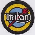 Triton stoffen opstrijk patch embleem #1, Motoren, Ophalen of Verzenden, Nieuw