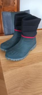 Gevoerde regenlaarzen - sneeuwlaarzen 44-45, Onbekend, Zwart, Boots, Ophalen of Verzenden