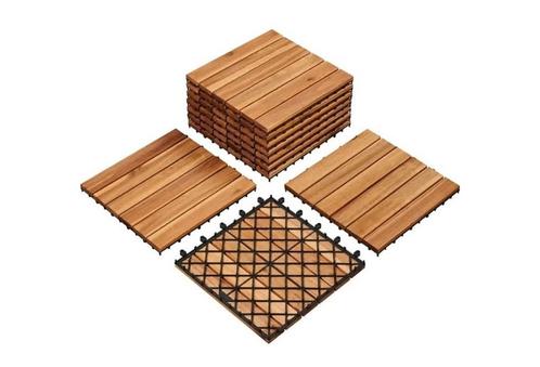 Vlondertegels 30x30cm - Nieuw in doos!, Tuin en Terras, Terrasdelen en Vlonders, Nieuw, Hout, Ophalen of Verzenden