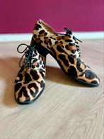 Super coole panter print schoenen echt leer, Ophalen of Verzenden, Zo goed als nieuw, Bruin