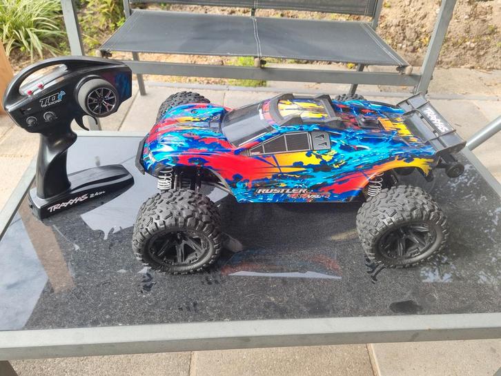 Traxxas Rustler 4x4 VXL-3s TSM, Hobby en Vrije tijd, Modelbouw | Radiografisch | Auto's, Auto offroad, Ophalen