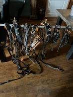 Koper met zwart leren tweespan tuig voor kleine shetlanders., Dieren en Toebehoren, Ophalen of Verzenden, Zo goed als nieuw, Overige soorten