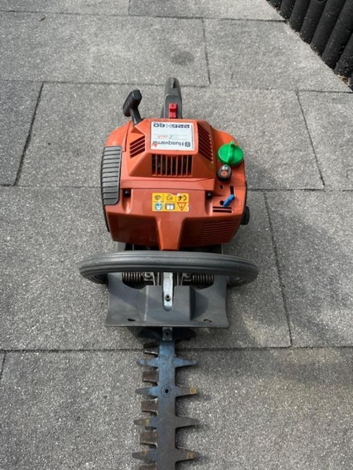 Husqvarna heggeschaar, Tuin en Terras, Heggenscharen, Gebruikt, Benzine, Ophalen