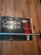 Corsendonk Dubbel Kriek  Reclamebord, Verzamelen, Ophalen of Verzenden, Gebruikt, Overige merken