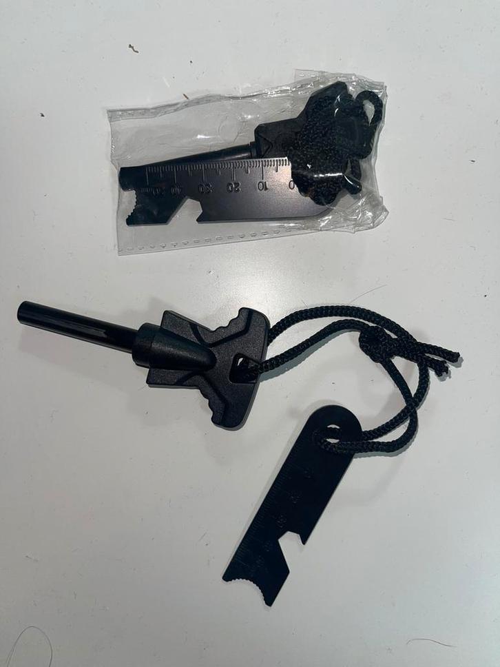 Origineel Zwarte IJzeren Vuurstarter Gereedschap., Caravans en Kamperen, Kampeeraccessoires, Nieuw, Ophalen of Verzenden