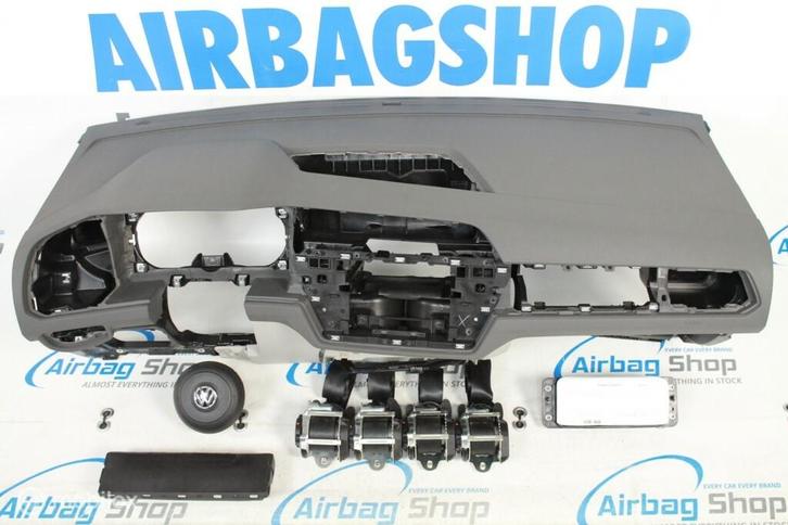 Airbag set - Dashboard GTI grijs/beige VW Touran 2015-heden, Auto-onderdelen, Dashboard en Schakelaars, Gebruikt, Ophalen of Verzenden