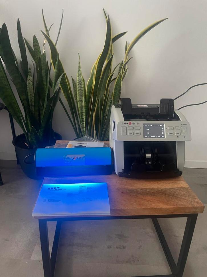 Professionele Cash Tester Waardeteller Geldtelmachine, Postzegels en Munten, Munten en Bankbiljetten | Toebehoren, Overige typen