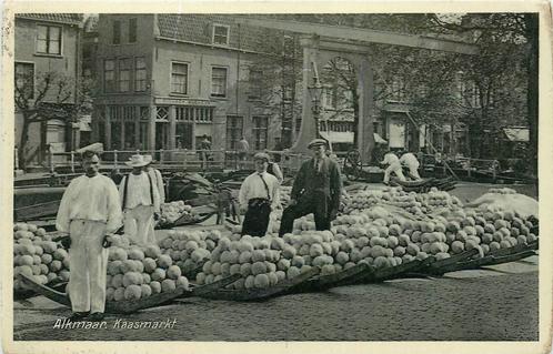 (379-133-025) Alkmaar Kaasmarkt, Verzamelen, Ansichtkaarten | Nederland, Noord-Holland, Voor 1920, Verzenden