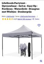 Partytent 3x3 meter, Ophalen, Opvouwbaar, Partytent, Minder dan 4 meter