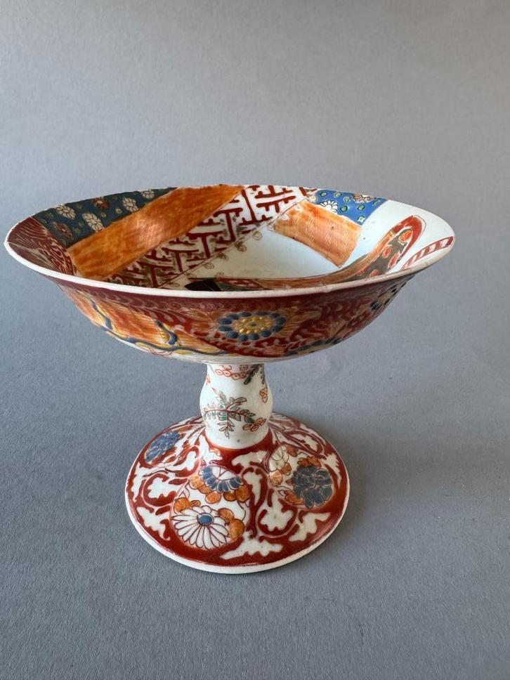 Kom op voet, Japans, 19de eeuw, Antiek en Kunst, Antiek | Keramiek en Aardewerk, Ophalen of Verzenden