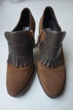 Elvio Zanon pumps hoge hakken enkellaarsjes bruin leer mt 37, Kleding | Dames, Schoenen, Elvio Zanon, Bruin, Ophalen of Verzenden