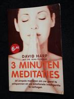 David Harp, 3 minuten meditaties, Ophalen of Verzenden, Gelezen, Meditatie of Yoga, Overige typen