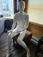 Zittende Dames Paspop, Kleding | Dames, Leggings, Maillots en Panty's, Onbekend, Ophalen, Zo goed als nieuw, Wit