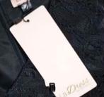 LaDress - Prachtige kanten midi Jurk maat S - Nieuw, Zwart, Nieuw, Ophalen of Verzenden, Knielengte