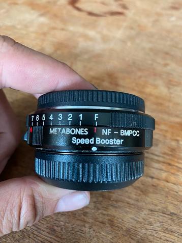 Metabones Speedbooster NF-BMPCC beschikbaar voor biedingen