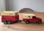 Land Rover Defender 110 plus paardentrailer van SIKU., Ophalen of Verzenden, Zo goed als nieuw, Auto, SIKU