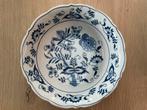 Blue Danube Zwiebelmuster hoge ronde schaal 25 cm., Ophalen of Verzenden