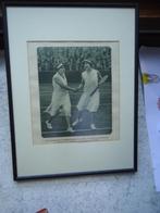 1930 Roland Garros Helen Wills-Moody/Mathieu, Verzamelen, Verzenden, Gebruikt, Overige sporten, Poster, Plaatje of Sticker