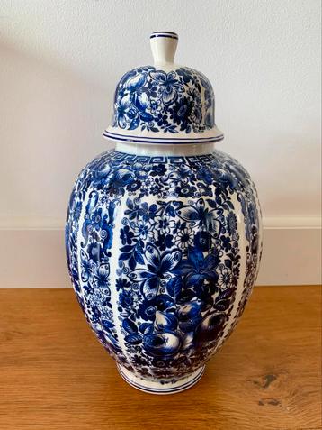 Dekselvaas delfst blauw- Ceramiche Artistiche made in Italy beschikbaar voor biedingen