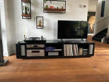 Zwart Audio Meubel - Zeer Zwaar! beschikbaar voor biedingen
