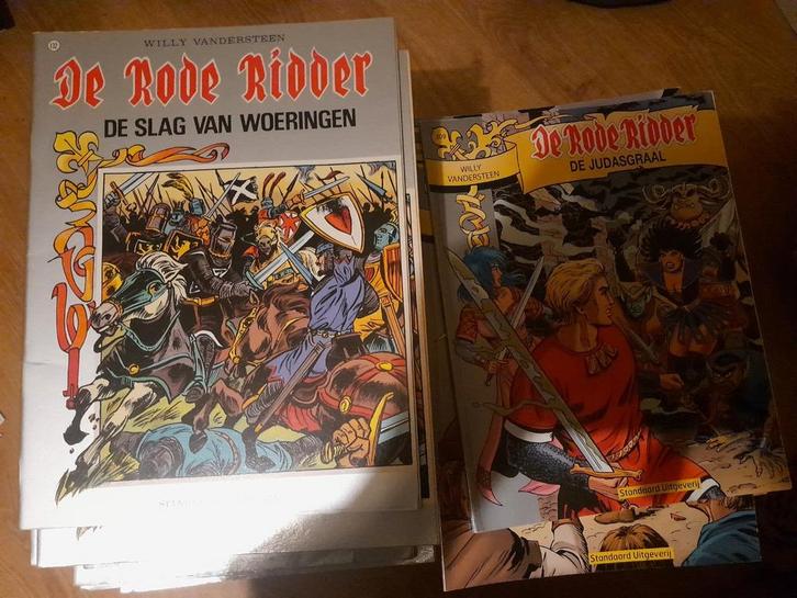 Rode ridder grijze uitgave, Boeken, Stripboeken, Gelezen, Meerdere stripboeken, Ophalen of Verzenden