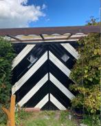 Houten garagedeuren, Doe-het-zelf en Verbouw, Gebruikt, Garagedeur, 200 tot 215 cm, Glas
