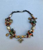 Vintage Berber Zilver Boghdad Kruis aan Ketting Munten, Ophalen of Verzenden, Zilver, Ketting