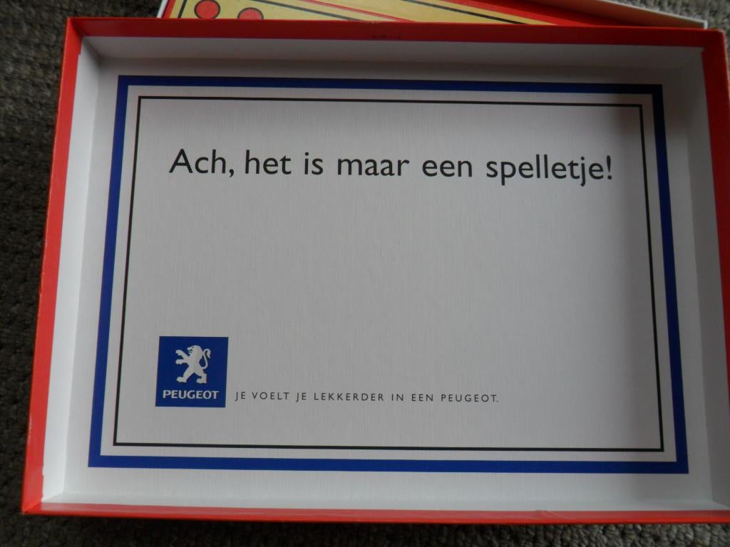 Peugeot: Mens Erger Je Niet-spel, Verzamelen, Ophalen of Verzenden, Nieuw