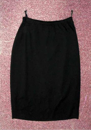 Rok Zwart viscose kokerrok stretch Maat 54 56 beschikbaar voor biedingen