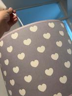 Hanglamp grijs met roze hartjes, Ophalen of Verzenden, Zo goed als nieuw, Minder dan 50 cm