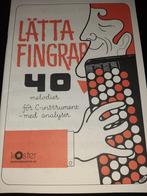 Lätta Fingrar, accordeon, Ophalen of Verzenden, Nieuw, Les of Cursus, Accordeon