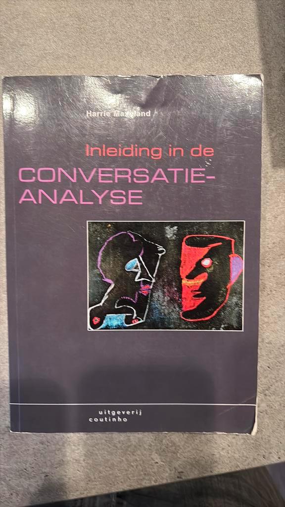 H. Mazeland - Inleiding in de conversatieanalyse, Boeken, Wetenschap, Zo goed als nieuw, Sociale wetenschap, Ophalen of Verzenden