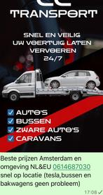 Autoambulance sleepdienst autotransport pechhulp 0614687030, Chauffeursdiensten