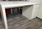 Ikea malm bureau wit, Huis en Inrichting, Bureaus, Ophalen, Gebruikt, Bureau